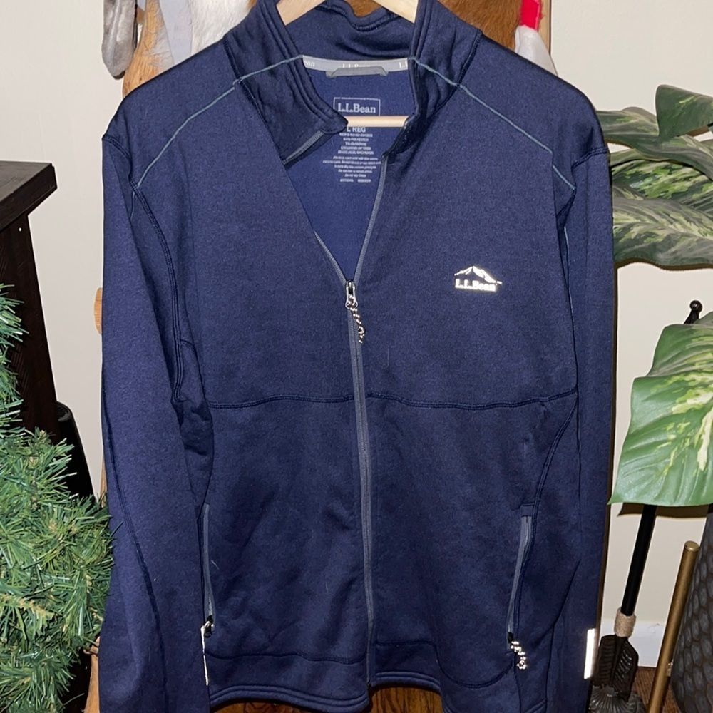 LL Bean DriFit Material Fleece Lined Jacket